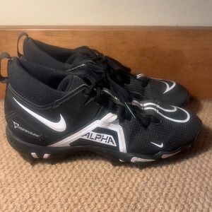 Nike Alpha Boy’s Black and White Athletic Shoes